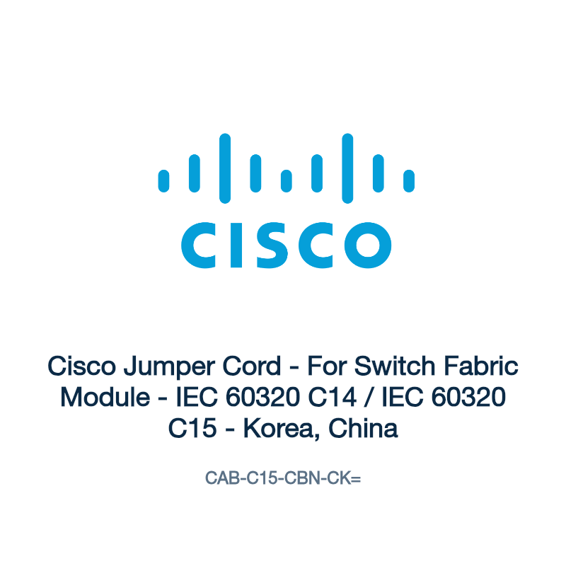 CAB-C15-CBN-CK=: Cisco Jumper Cord