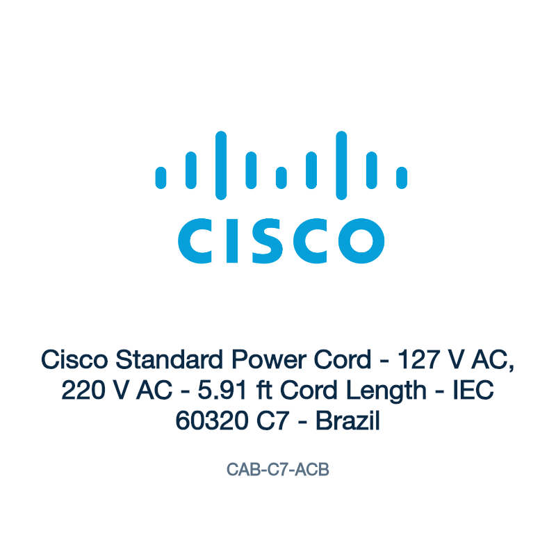 CAB-C7-ACB: Cisco Standard Power Cord