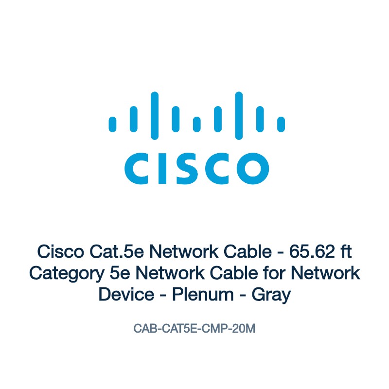 CAB-CAT5E-CMP-20M: Cisco Cat.5e Network Cable