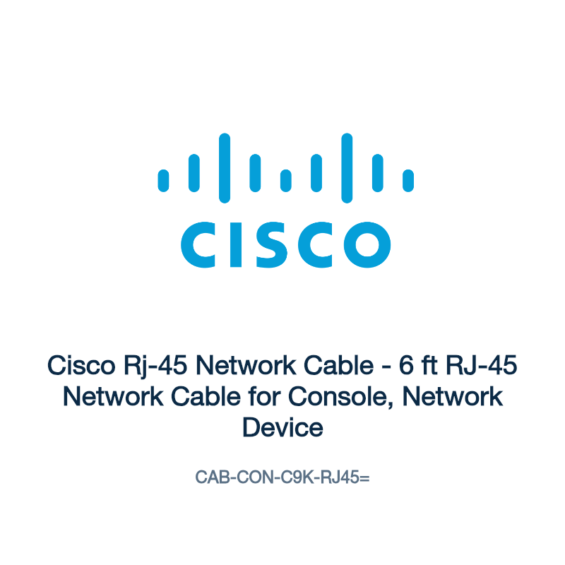 CAB-CON-C9K-RJ45=: Cisco Rj-45 Network Cable