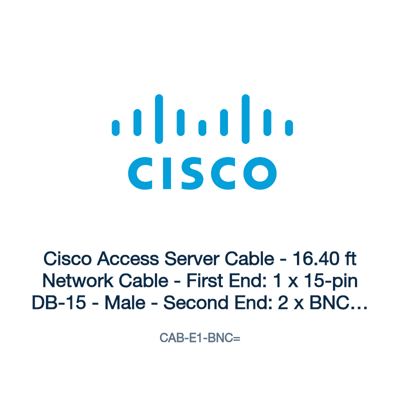 CAB-E1-BNC=: Cisco Access Server Cable