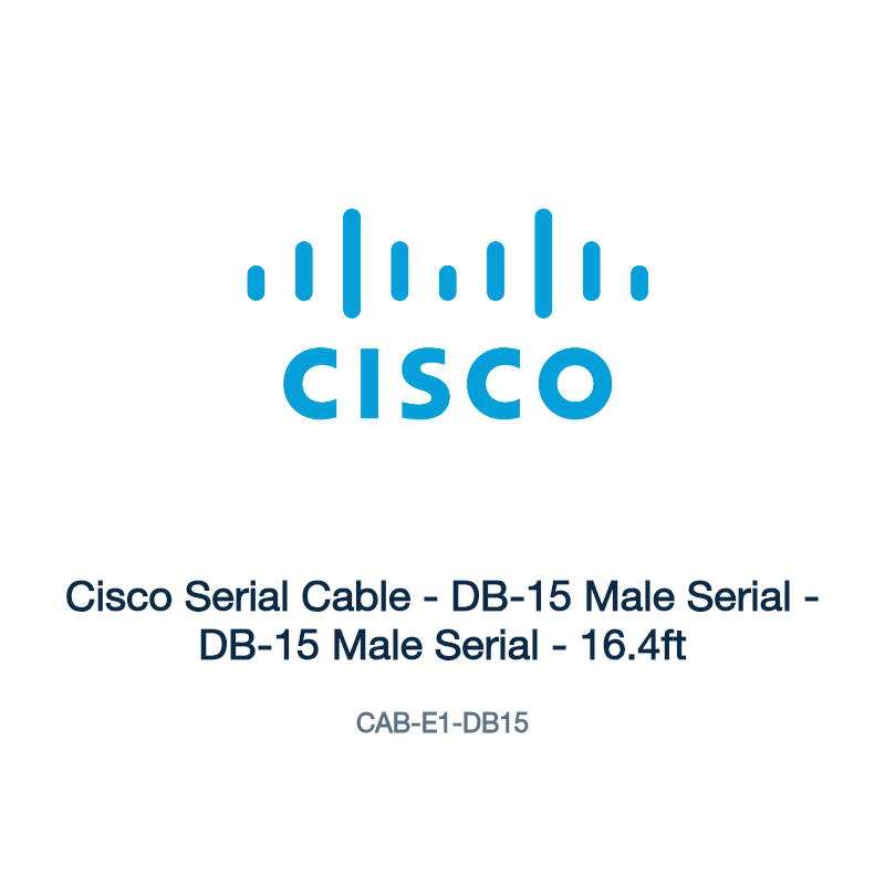 CAB-E1-DB15: Cisco Serial Cable