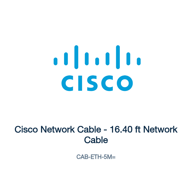CAB-ETH-5M=: Cisco Network Cable