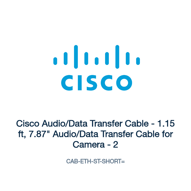 CAB-ETH-ST-SHORT=: Cisco Audio/Data Transfer Cable
