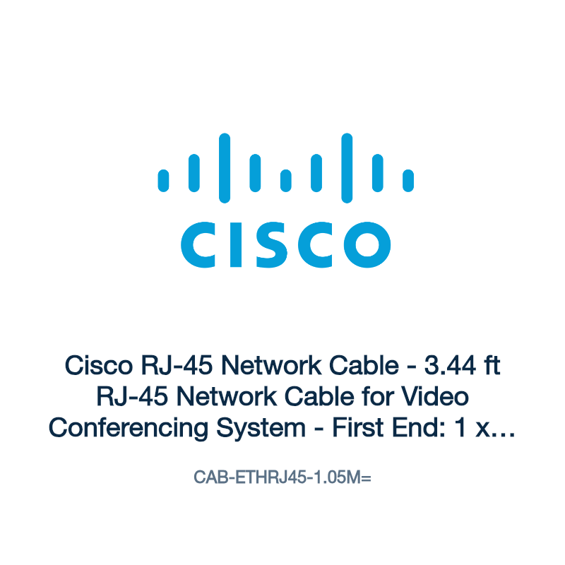 CAB-ETHRJ45-1.05M=: Cisco RJ-45 Network Cable