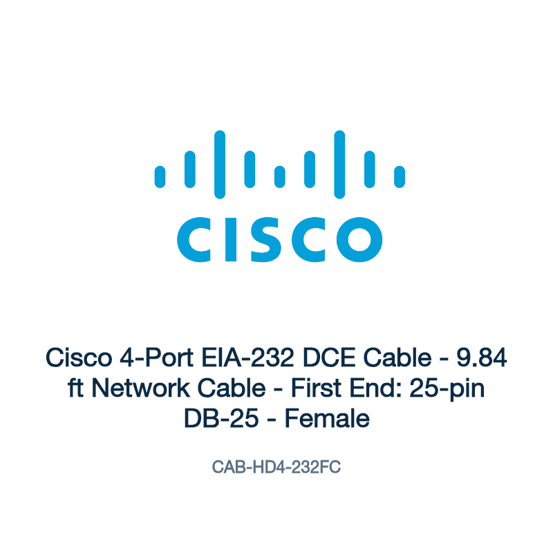 CAB-HD4-232FC: Cisco 4-Port EIA-232 DCE Cable