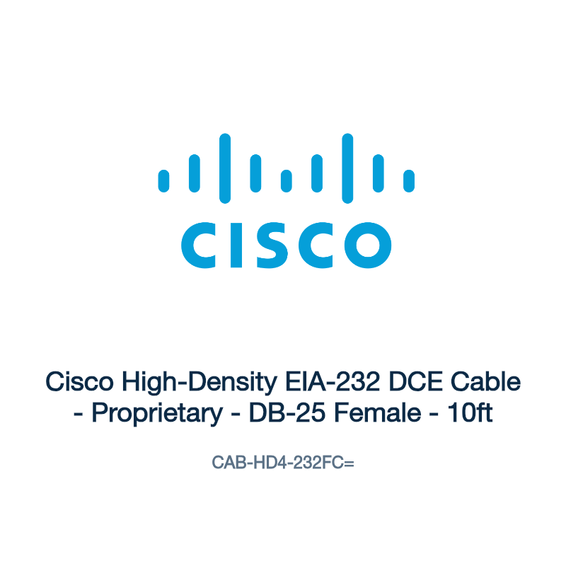 CAB-HD4-232FC=: Cisco High-Density EIA-232 DCE Cable
