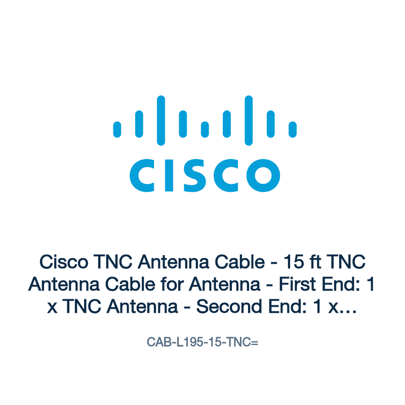 CAB-L195-15-TNC=: Cisco TNC Antenna Cable
