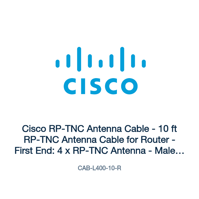 CAB-L400-10-R: Cisco RP-TNC Antenna Cable