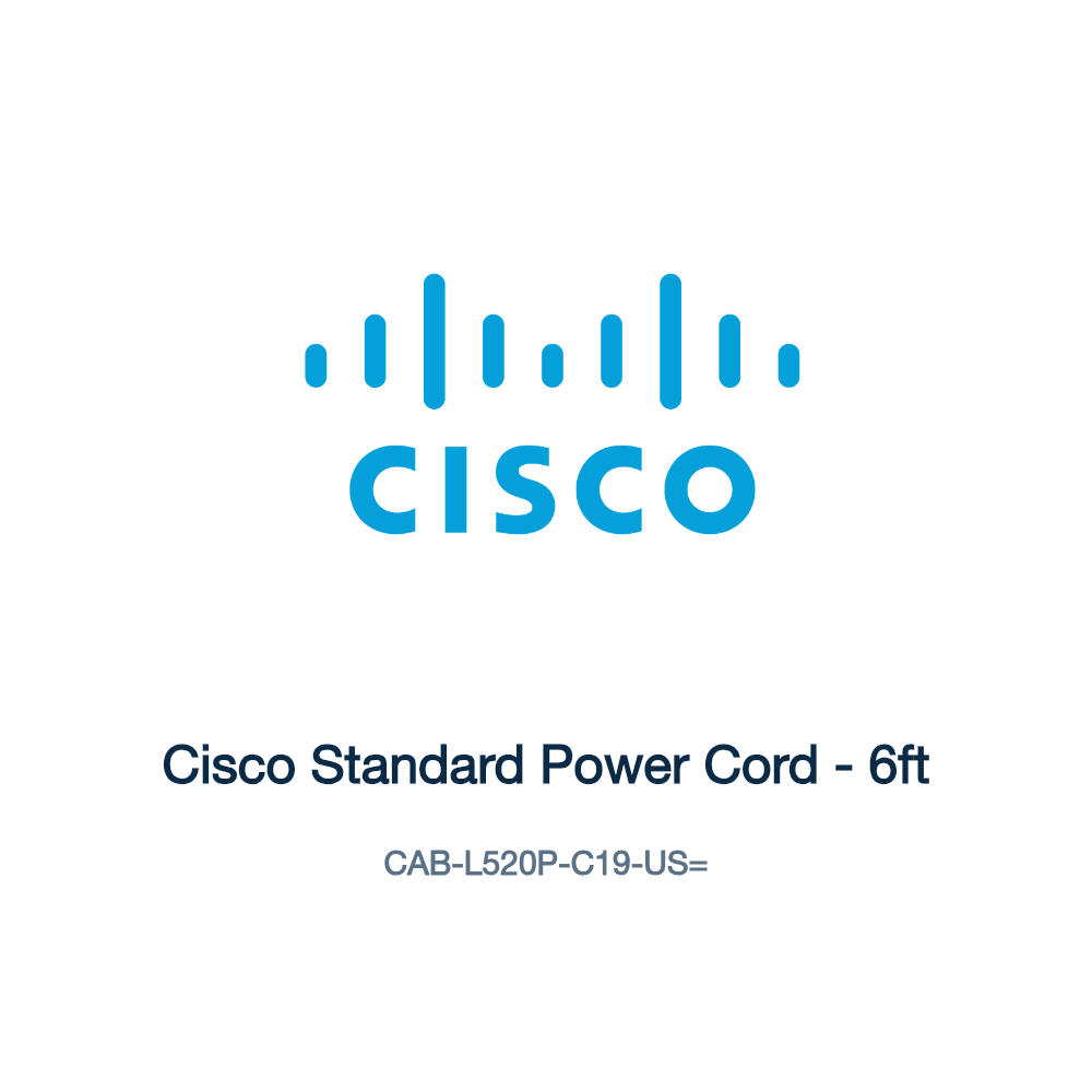 CAB-L520P-C19-US=: Cisco Standard Power Cord