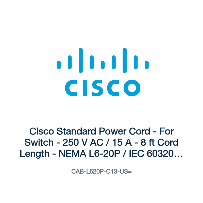 CAB-L620P-C13-US=: Cisco Standard Power Cord