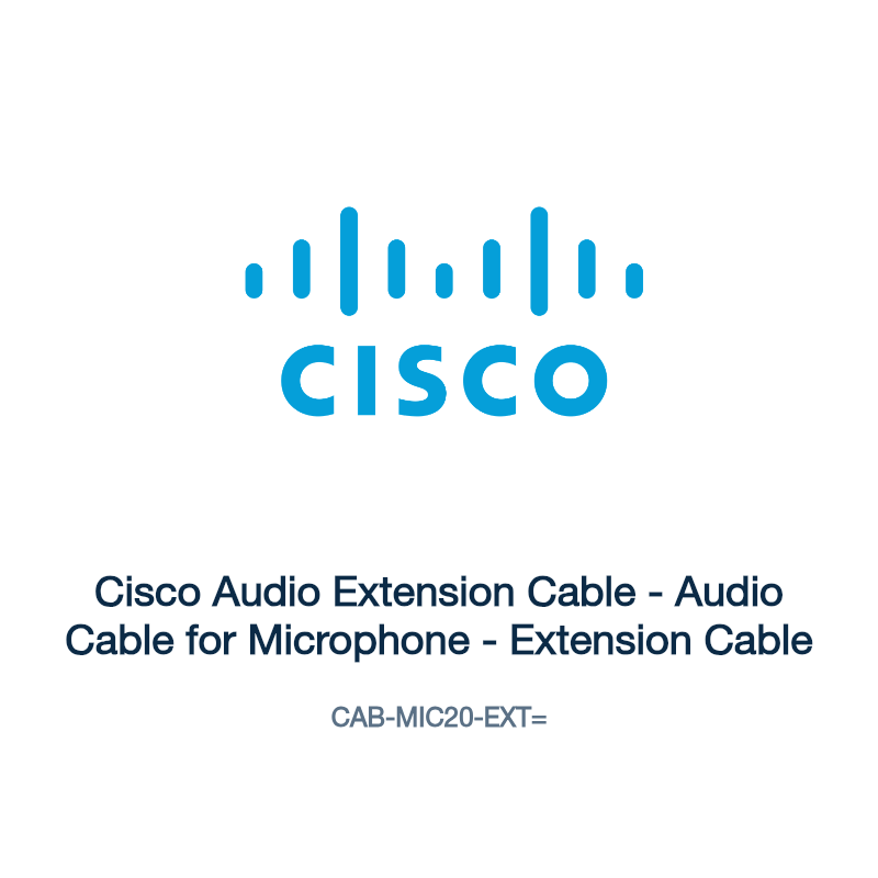 CAB-MIC20-EXT=: Cisco Audio Extension Cable