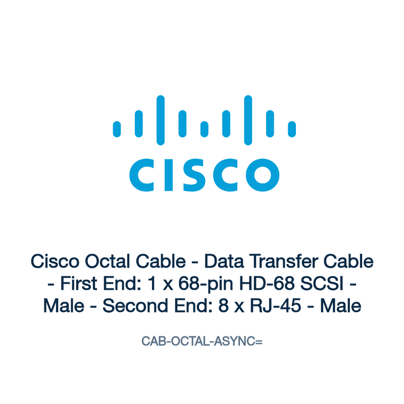 CAB-OCTAL-ASYNC=: Cisco Octal Cable