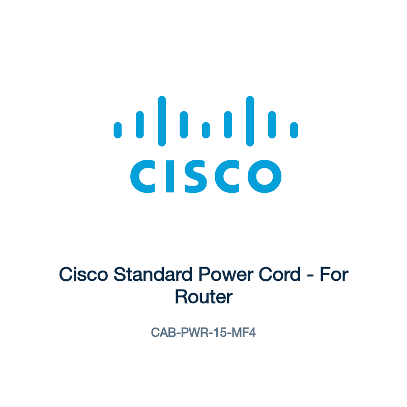 CAB-PWR-15-MF4: Cisco Standard Power Cord