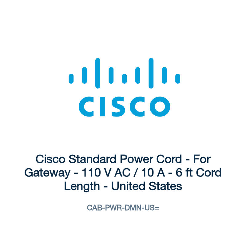 CAB-PWR-DMN-US=: Cisco Standard Power Cord