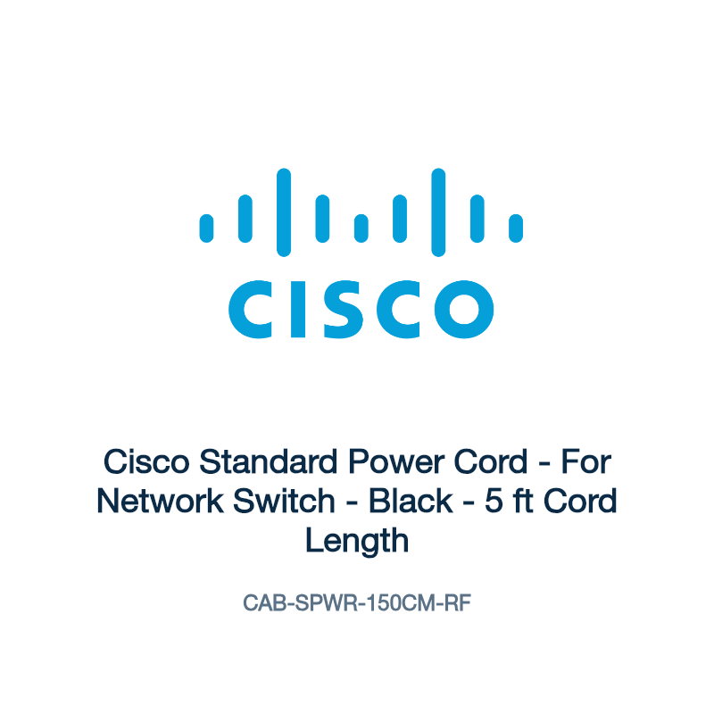 CAB-SPWR-150CM-RF: Cisco Standard Power Cord