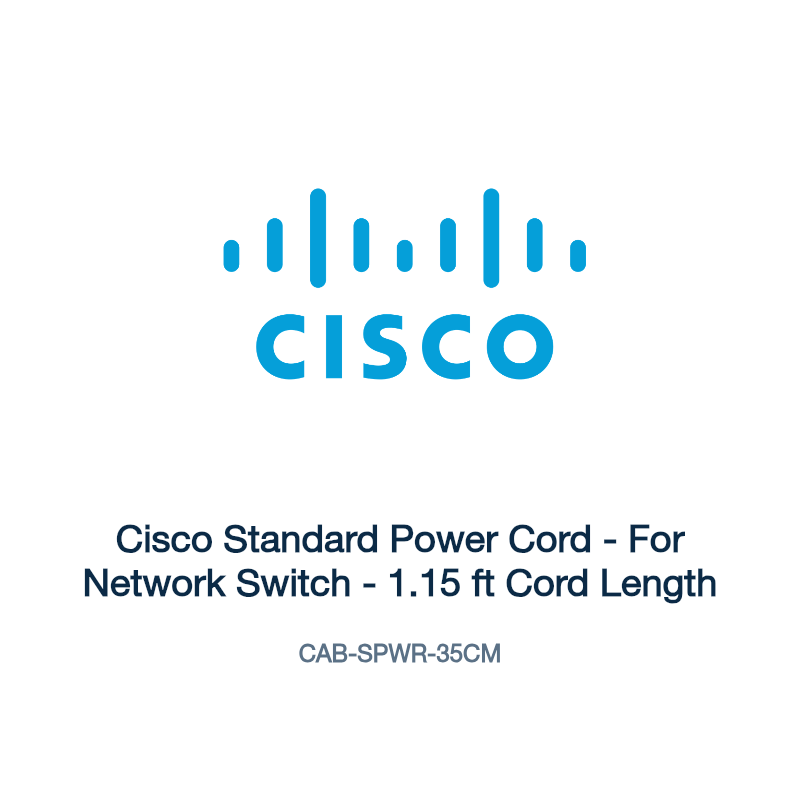 CAB-SPWR-35CM: Cisco Standard Power Cord