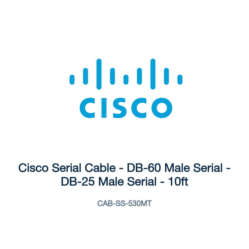 CAB-SS-530MT: Cisco Serial Cable