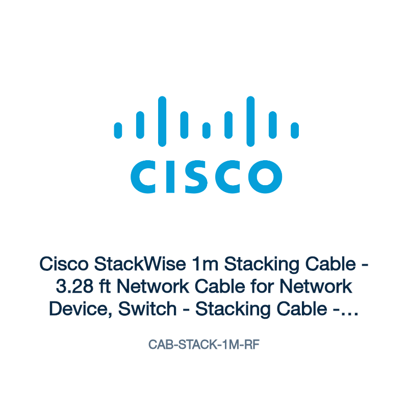 CAB-STACK-1M-RF: Cisco StackWise 1m Stacking Cable