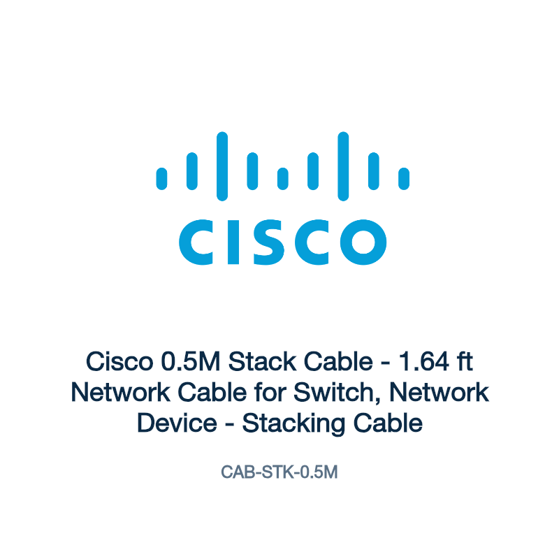 CAB-STK-0.5M: Cisco 0.5M Stack Cable