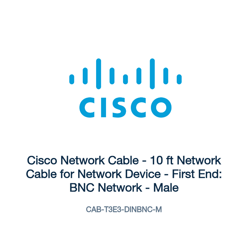 CAB-T3E3-DINBNC-M: Cisco Network Cable
