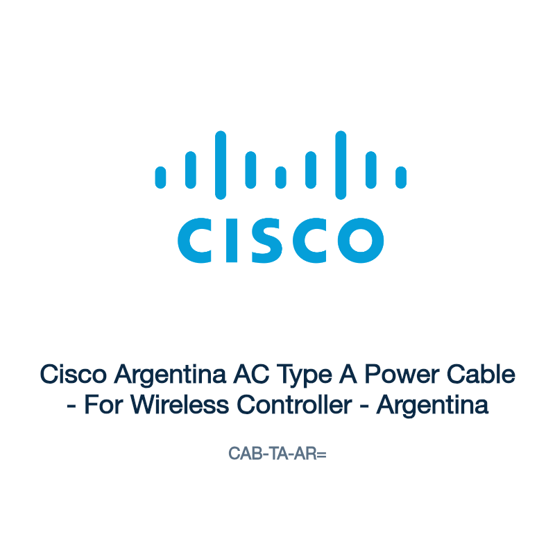 CAB-TA-AR=: Cisco Argentina AC Type A Power Cable
