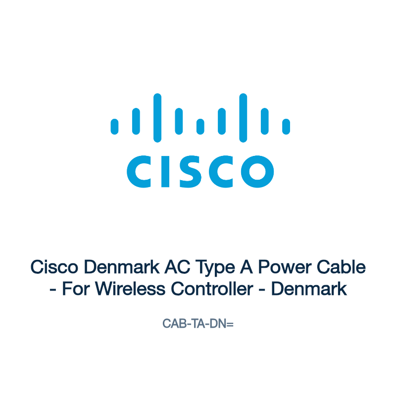CAB-TA-DN=: Cisco Denmark AC Type A Power Cable
