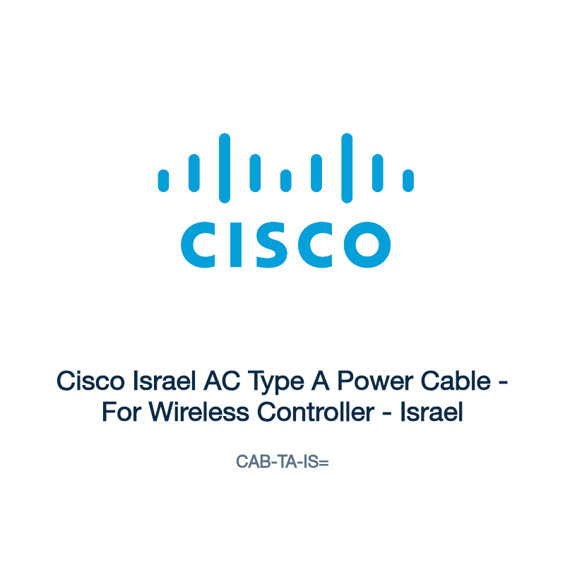 CAB-TA-IS=: Cisco Israel AC Type A Power Cable