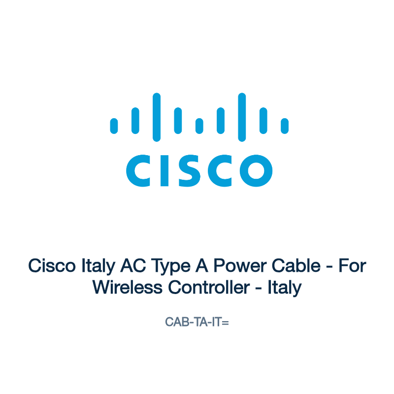 CAB-TA-IT=: Cisco Italy AC Type A Power Cable