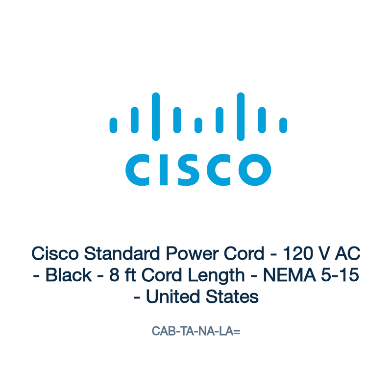 CAB-TA-NA-LA=: Cisco Standard Power Cord
