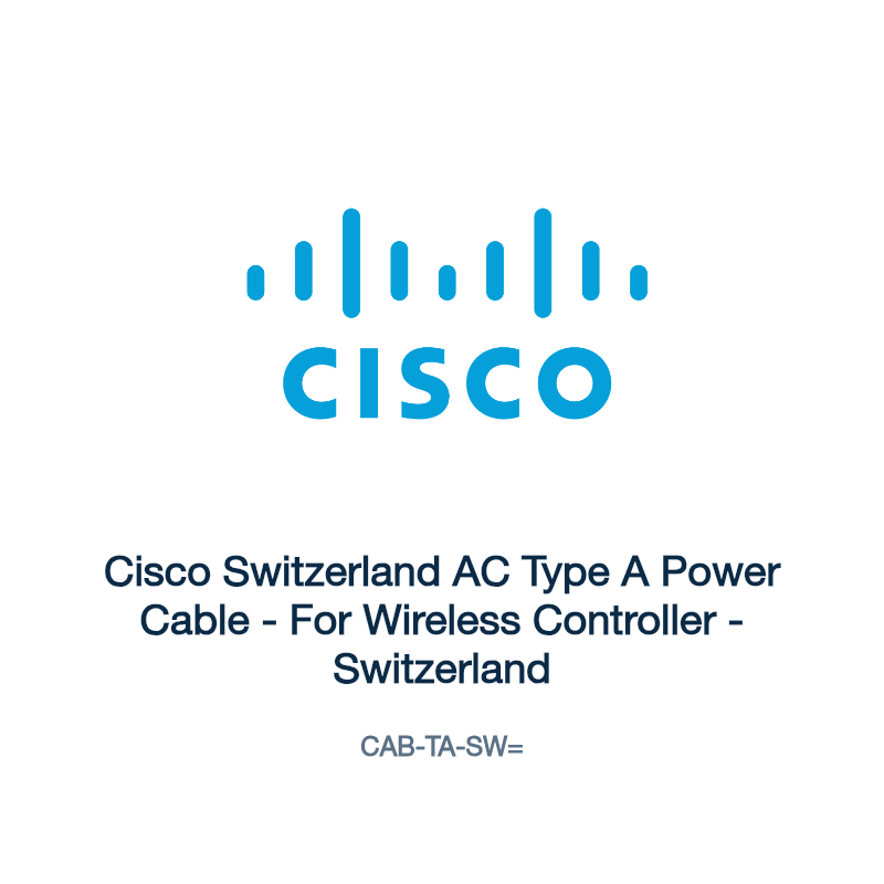 CAB-TA-SW=: Cisco Switzerland AC Type A Power Cable