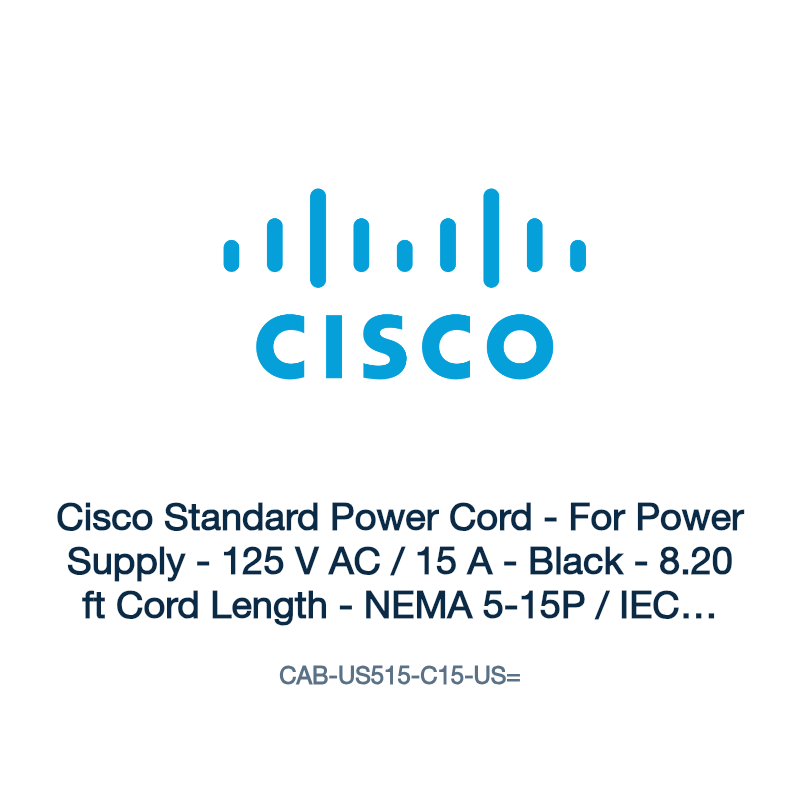 CAB-US515-C15-US=: Cisco Standard Power Cord