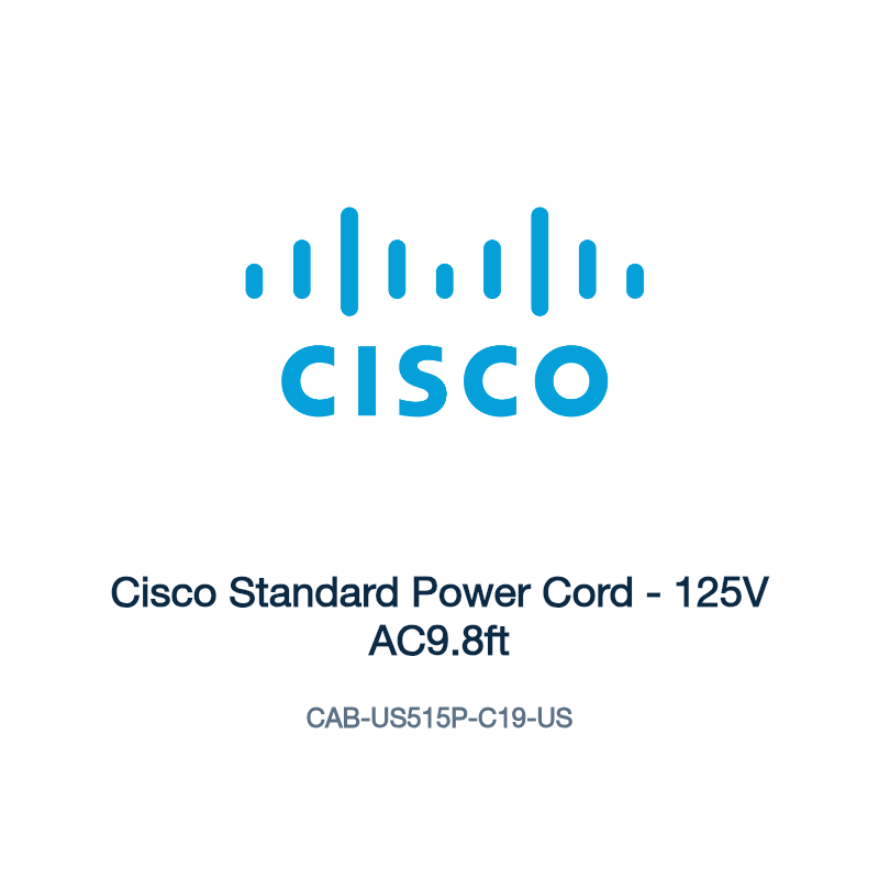 CAB-US515P-C19-US: Cisco Standard Power Cord
