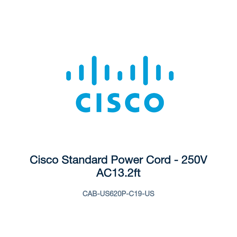 CAB-US620P-C19-US: Cisco Standard Power Cord