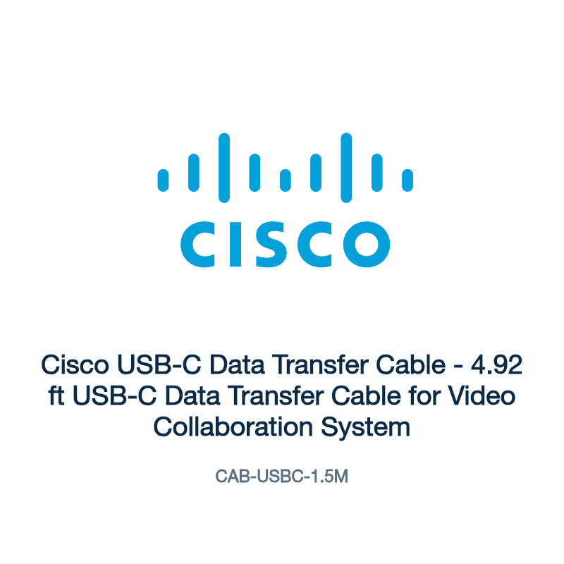 CAB-USBC-1.5M: Cisco USB-C Data Transfer Cable