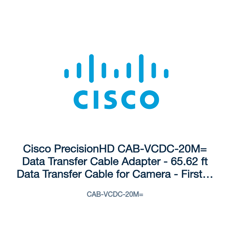 CAB-VCDC-20M=: Cisco PrecisionHD CAB-VCDC-20M= Data Transfer Cable Adapter