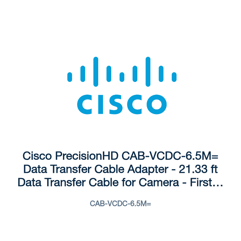 CAB-VCDC-6.5M=: Cisco PrecisionHD CAB-VCDC-6.5M= Data Transfer Cable Adapter