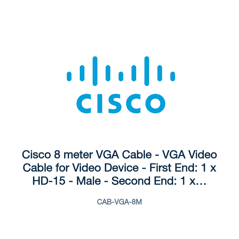 CAB-VGA-8M: Cisco 8 meter VGA Cable