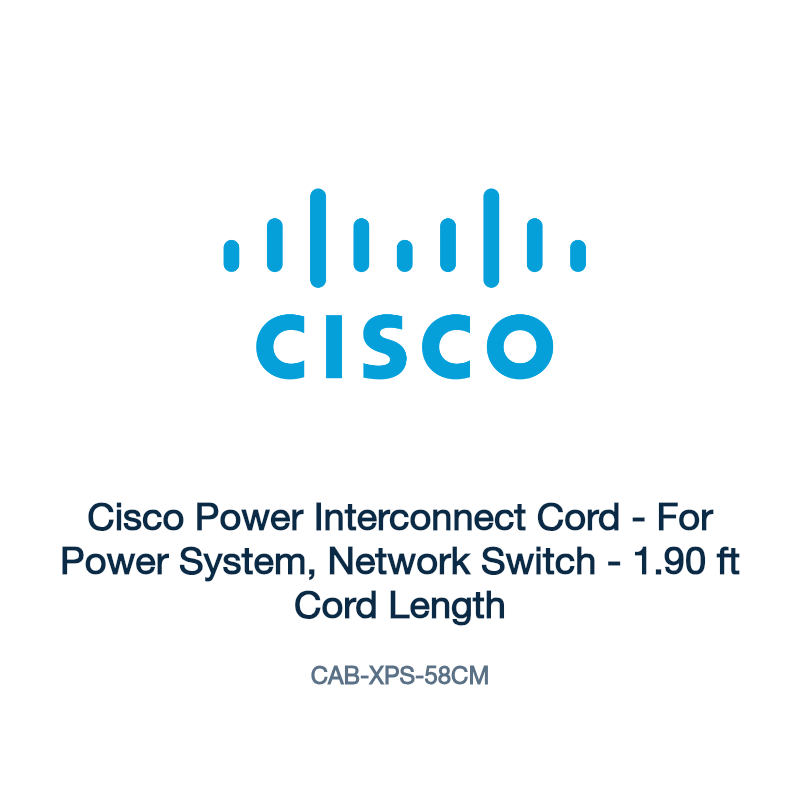 CAB-XPS-58CM: Cisco Power Interconnect Cord
