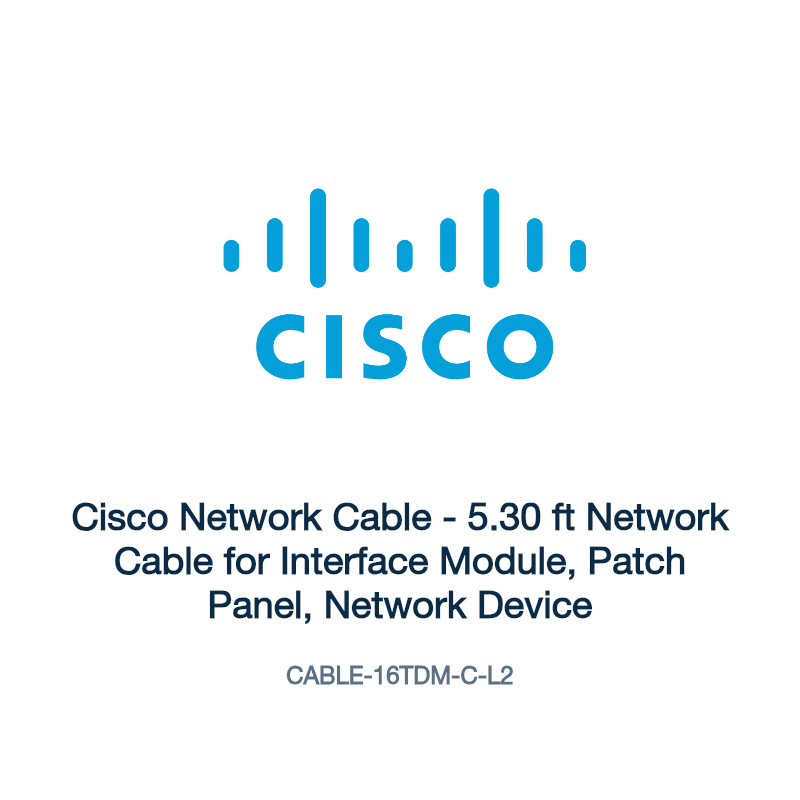 CABLE-16TDM-C-L2: Cisco Network Cable