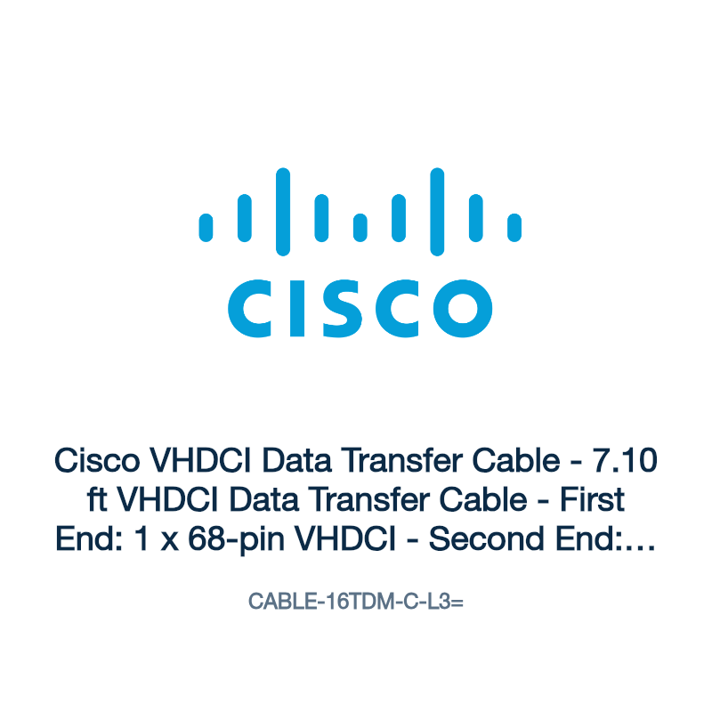 CABLE-16TDM-C-L3=: Cisco VHDCI Data Transfer Cable