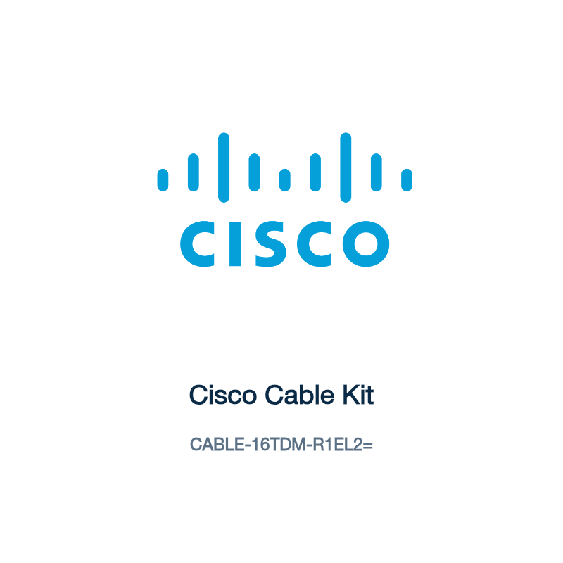 CABLE-16TDM-R1EL2=: Cisco Cable Kit