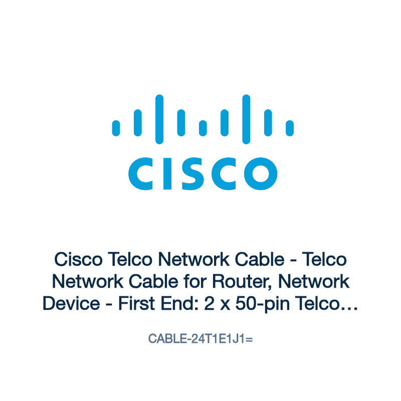 CABLE-24T1E1J1=: Cisco Telco Network Cable