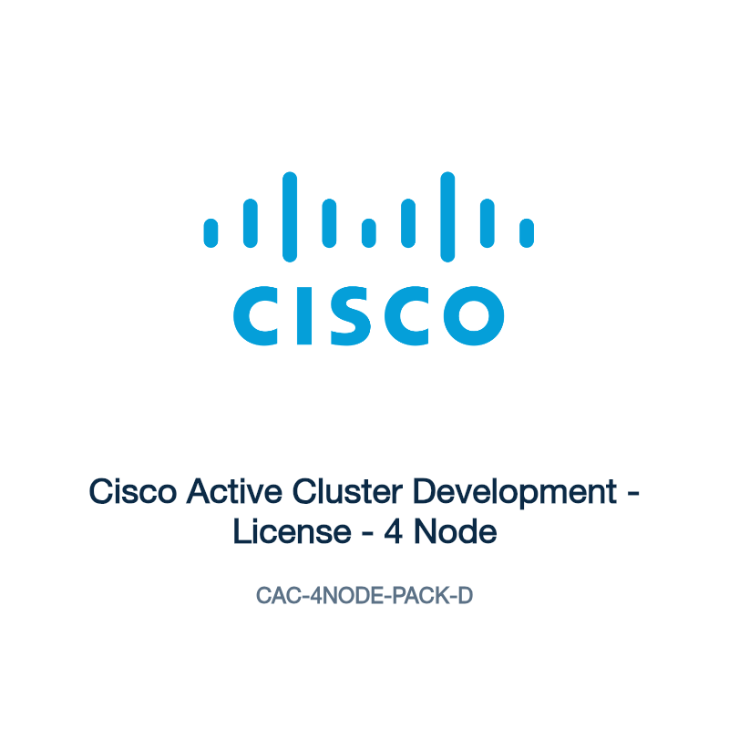 CAC-4NODE-PACK-D: Cisco Active Cluster Development
