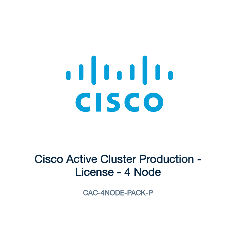 CAC-4NODE-PACK-P: Cisco Active Cluster Production