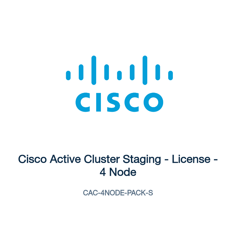 CAC-4NODE-PACK-S: Cisco Active Cluster Staging
