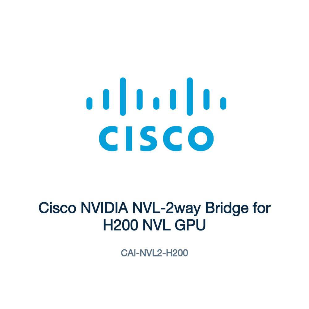 CAI-NVL2-H200: Cisco NVIDIA NVL-2way Bridge for H200 NVL GPU