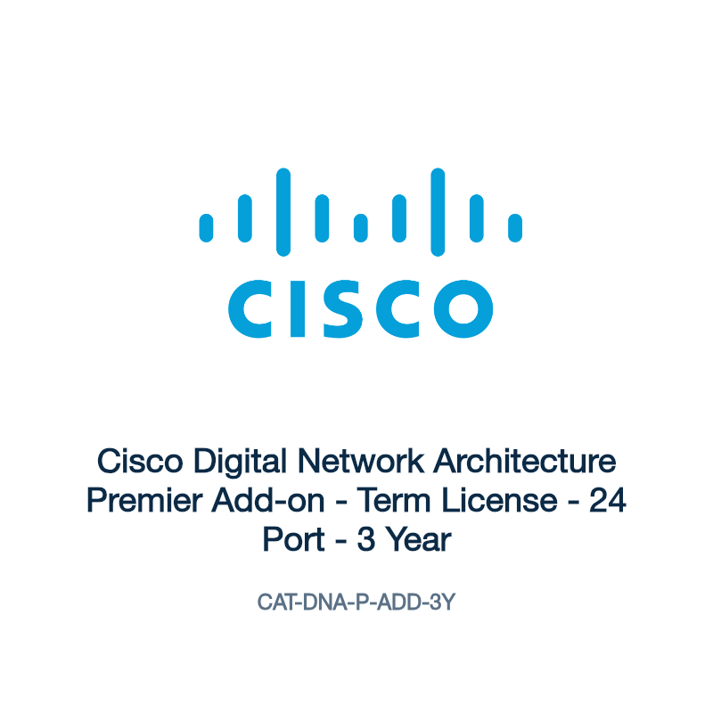 CAT-DNA-P-ADD-3Y: Cisco Digital Network Architecture Premier Add-on