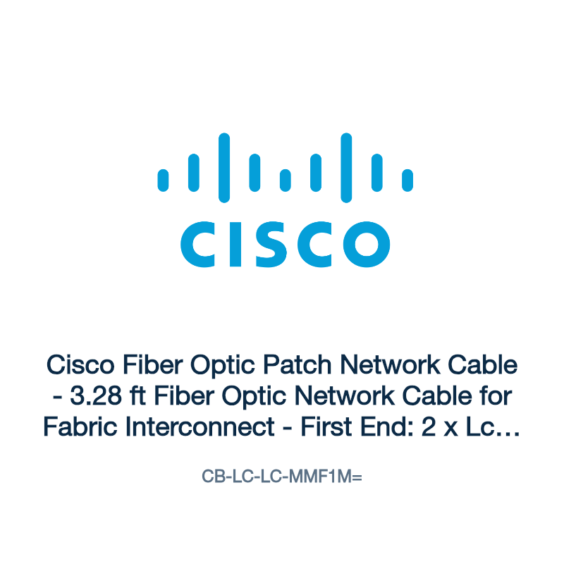 CB-LC-LC-MMF1M=: Cisco Fiber Optic Patch Network Cable