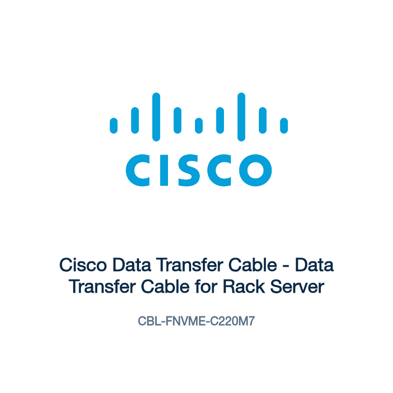 CBL-FNVME-C220M7: Cisco Data Transfer Cable